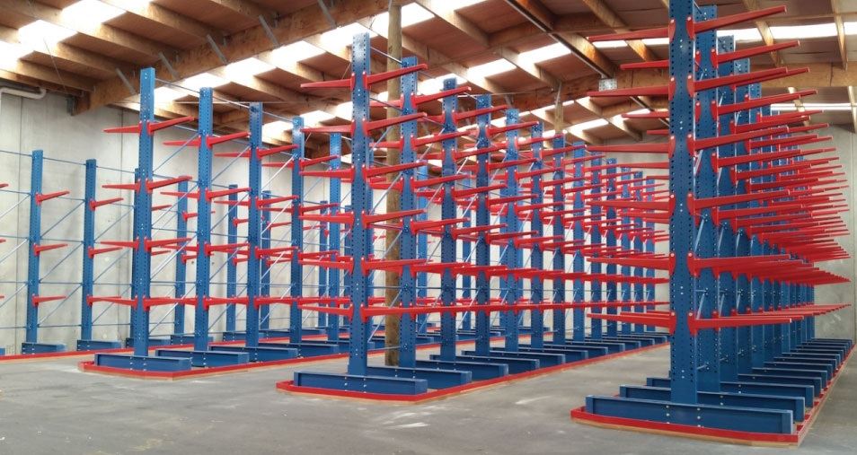 Lagerförvaring Heavy Duty Cantilever Racking