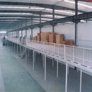 Lager Industriell lagring Stål Plattform Racking